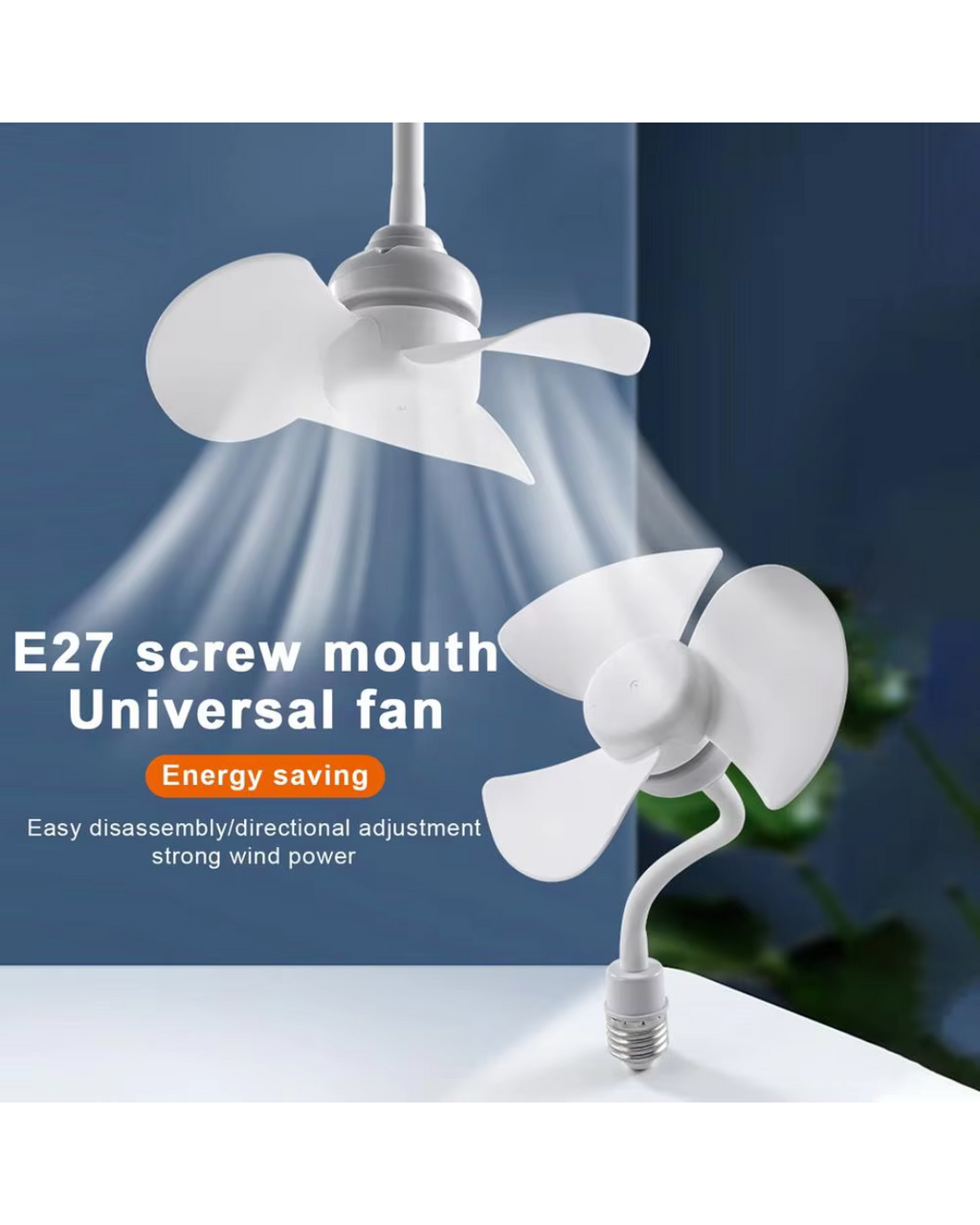 B22 bulb Holder Mini Ceiling Fan Wattage Voltage 85-265V 10W