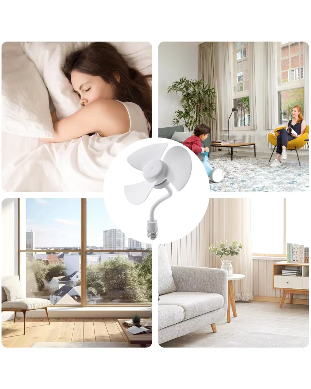 B22 bulb Holder Mini Ceiling Fan Wattage Voltage 85-265V 10W