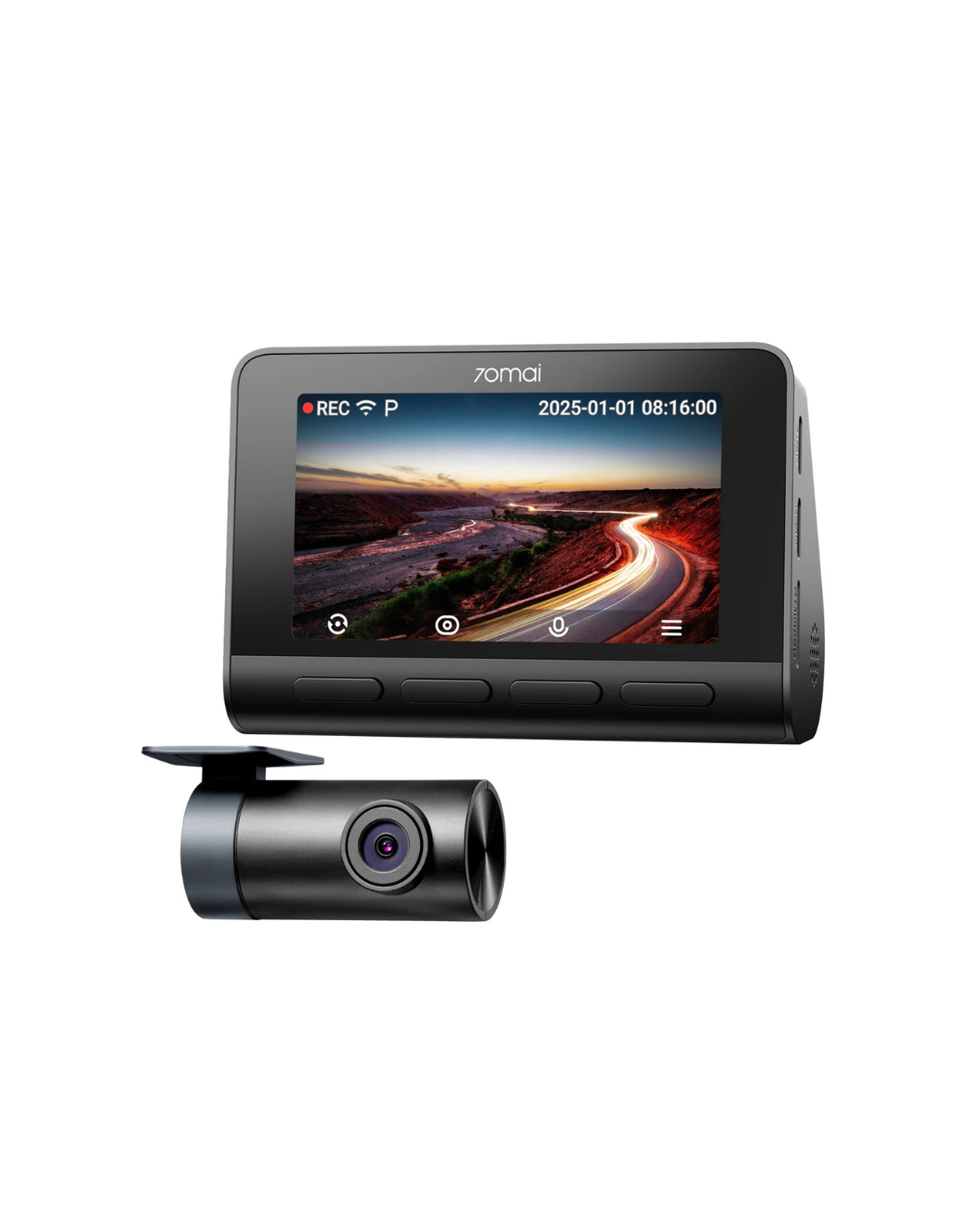 70mai Dash Cam 4K A810S with Sony STARVIS 2 IMX678 | 4G LTE, License Plate Enhancement, Dual Camera Support & Supercapacitor