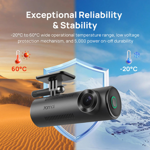 70mai Dash Cam M310 2K QHD Night Vision Parking Surveillance