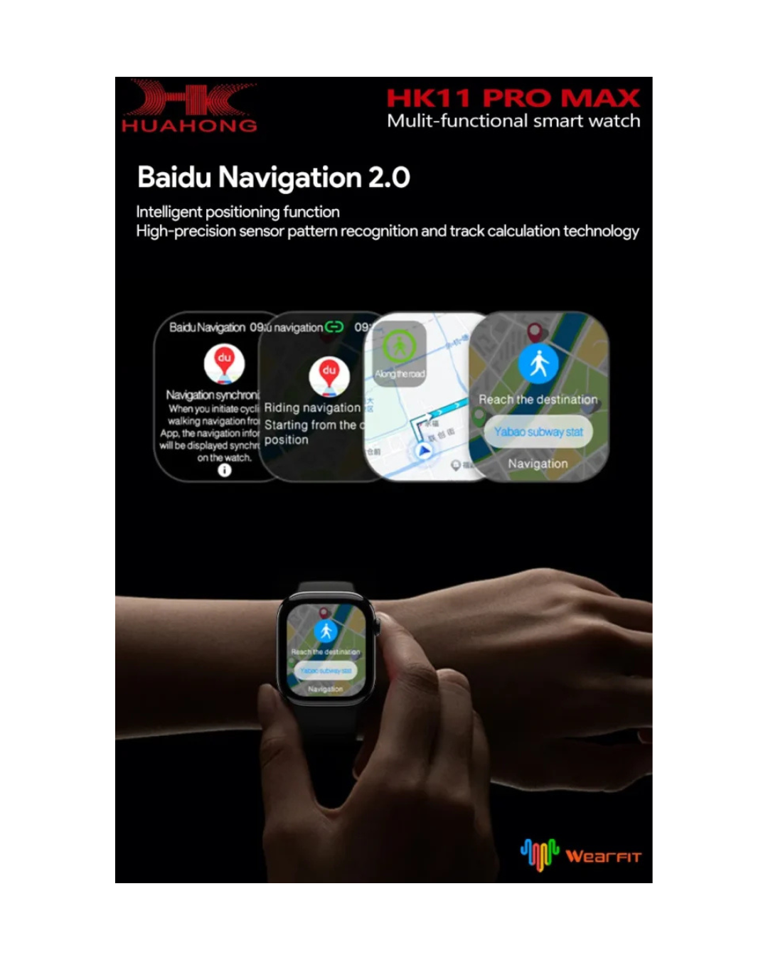 2026 HK11 Pro Max Smart Watch – 2.02" AMOLED Display | ChatGPT AI | Bluetooth Calling | 4GB Storage | NFC | Wireless Charging