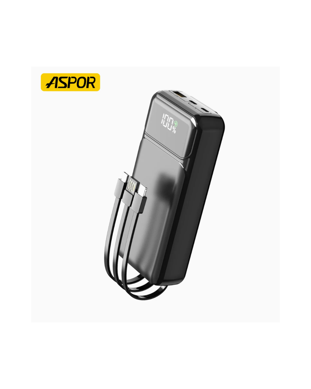 ASPOR A316 20000mAh Power Bank 22.5W PD + QC Fast Charging with LCD Display