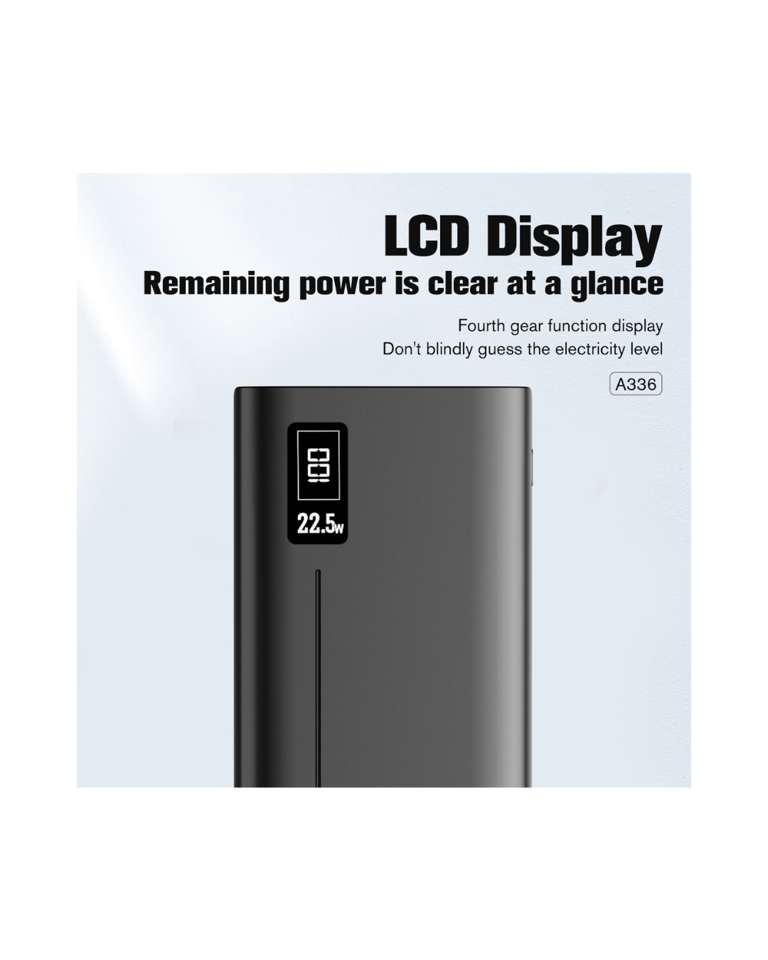 ASPOR A336 22.5W Fast Charging Power Bank 20000mAh | PD + QC3.0 | LED Display | Ultra Slim