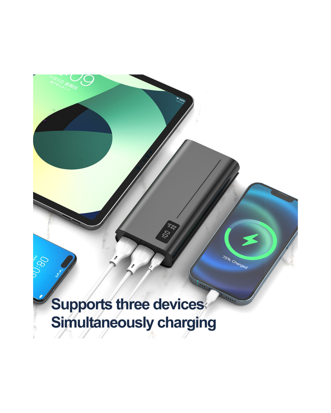 ASPOR A336 22.5W Fast Charging Power Bank 20000mAh | PD + QC3.0 | LED Display | Ultra Slim