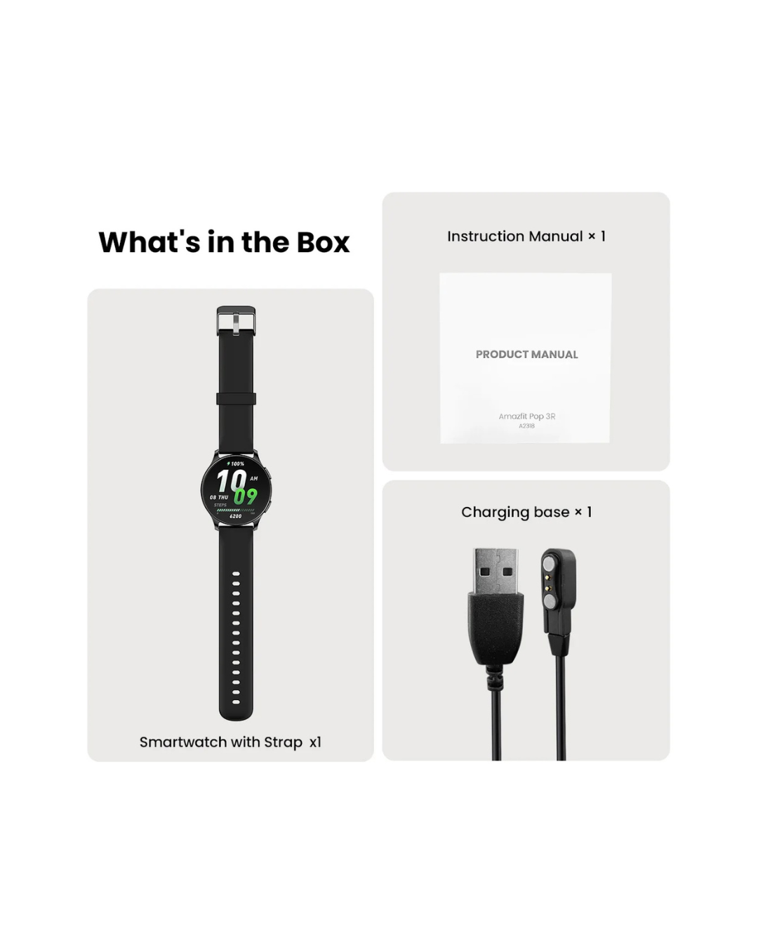 Amazfit Pop 3R Smartwatch