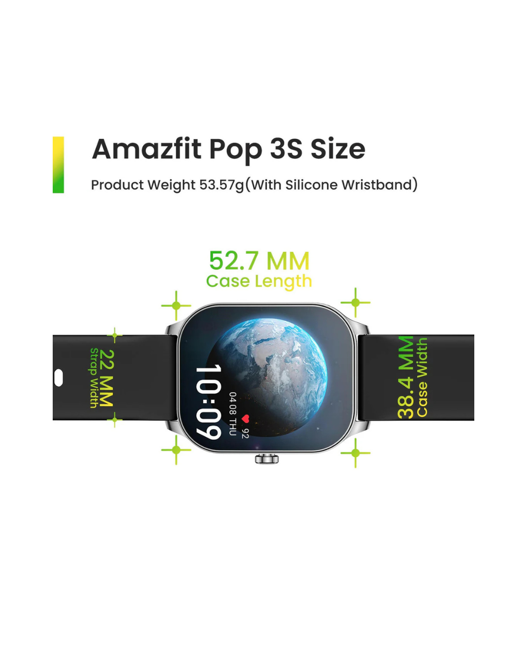 Amazfit Pop 3S Smart Watch