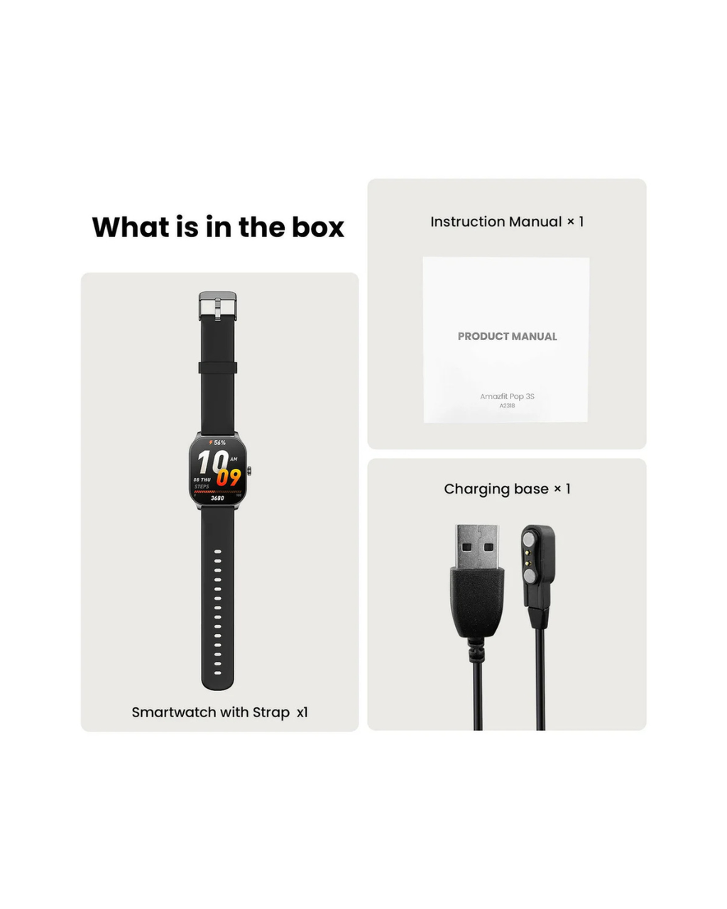 Amazfit Pop 3S Smart Watch