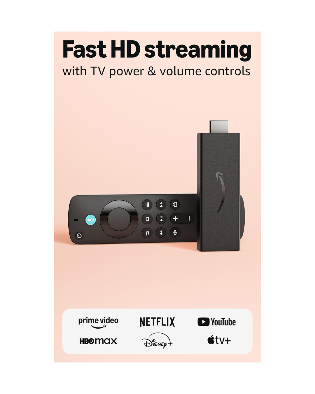 Amazon Fire TV Stick HD (Newest Model) with Alexa Voice Remote – Full HD Streaming