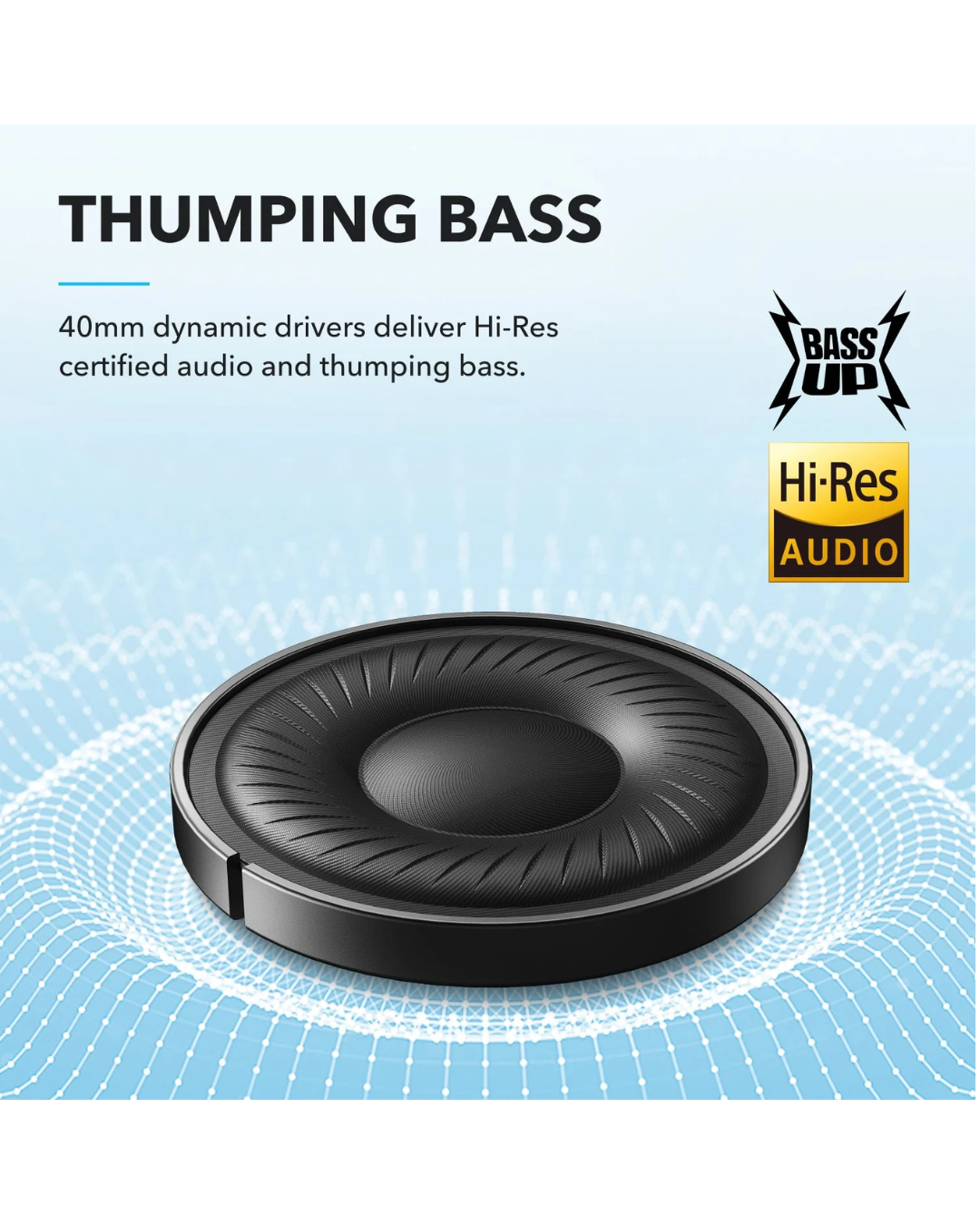 Anker SoundCore Q20i Hybrid ANC 40H Playtime Headphones