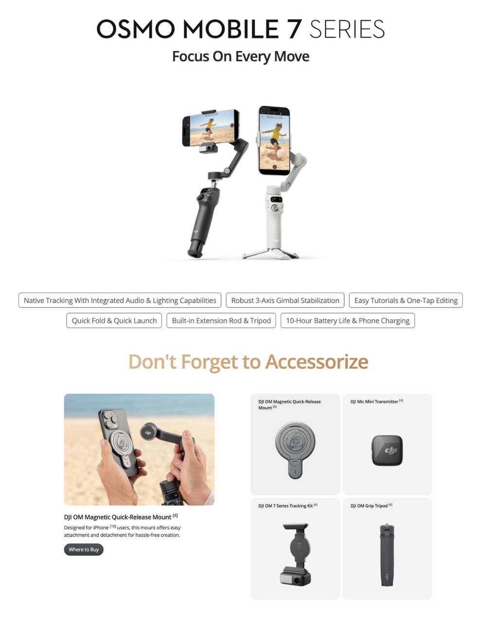 DJI Osmo Mobile 7 Series