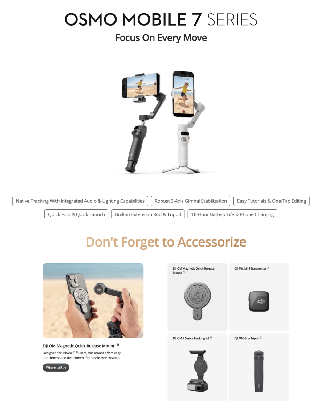 DJI Osmo Mobile 7 Series