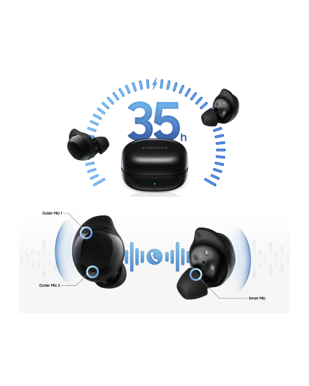 Samsung Galaxy Buds Core ANC 35H Battery AI Interpreter Original