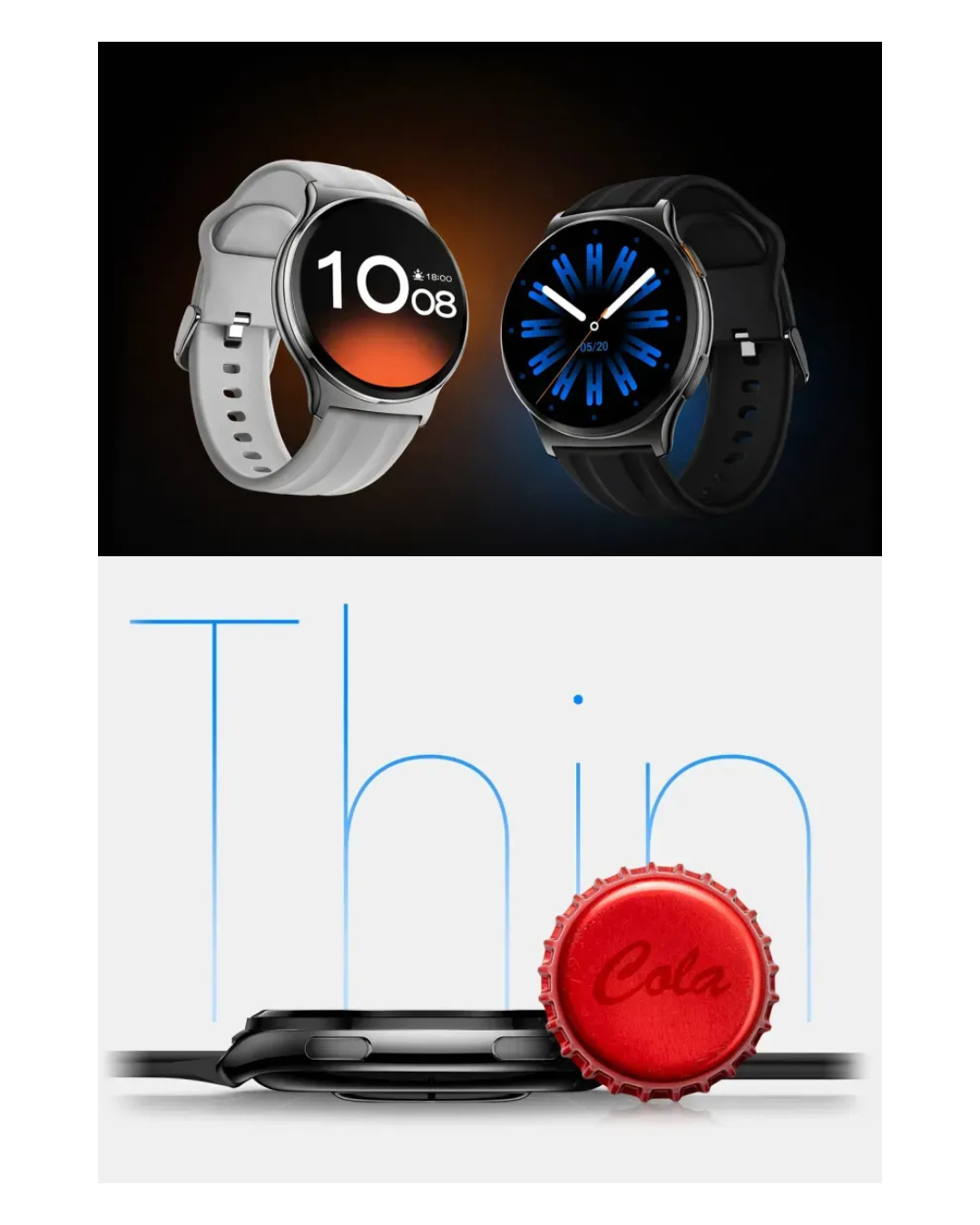 HAYLOU Solar Lite 2 Smart Watch – AMOLED Display, 17 Days Battery, Bluetooth Calling