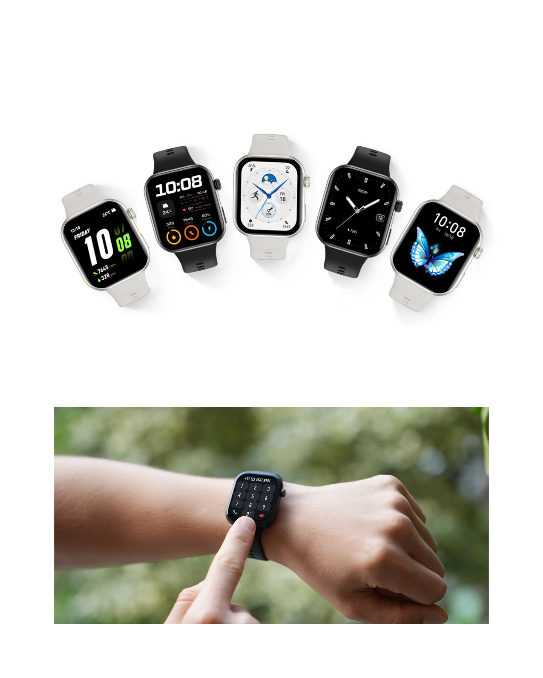 HONOR CHOICE Watch 2i – 1.85" AMOLED + Bluetooth Calling