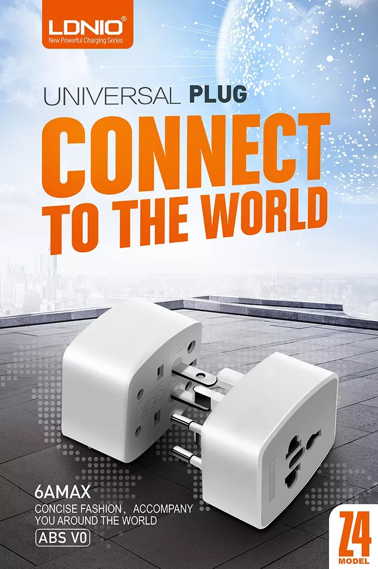 LDNIO Z4 Universal Multi Plug Adapter International