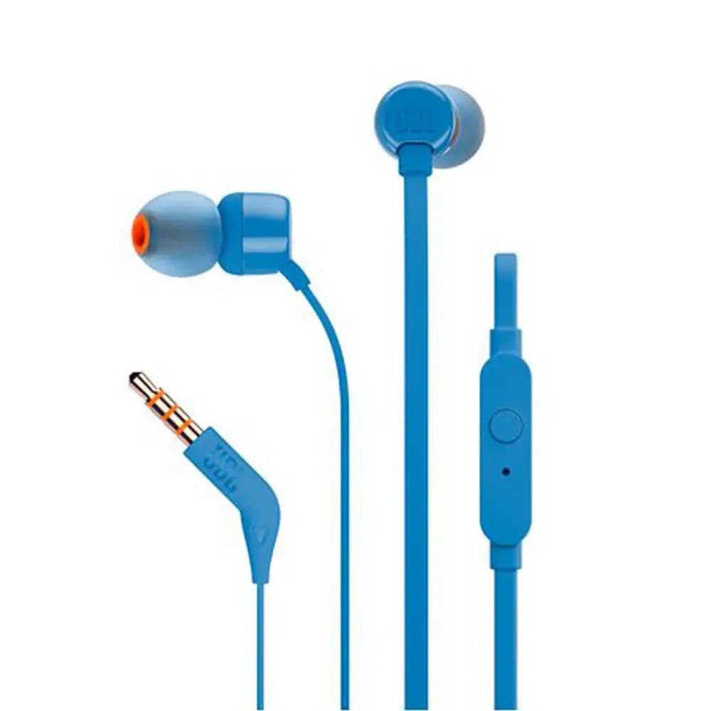 JBL TUNE 110 in-ear headphones.