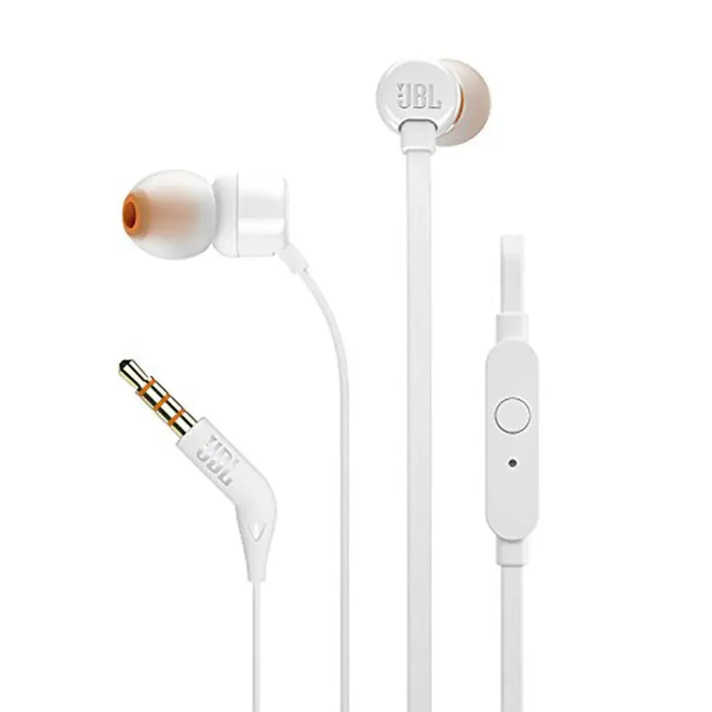 JBL TUNE 110 in-ear headphones.