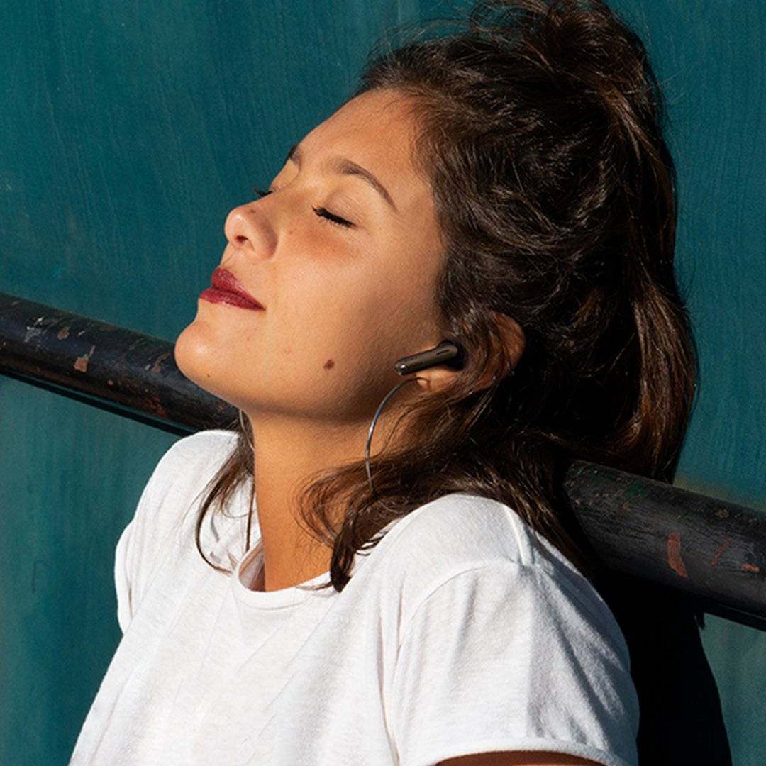 JBL Tune Beam Wireless Earbuds.