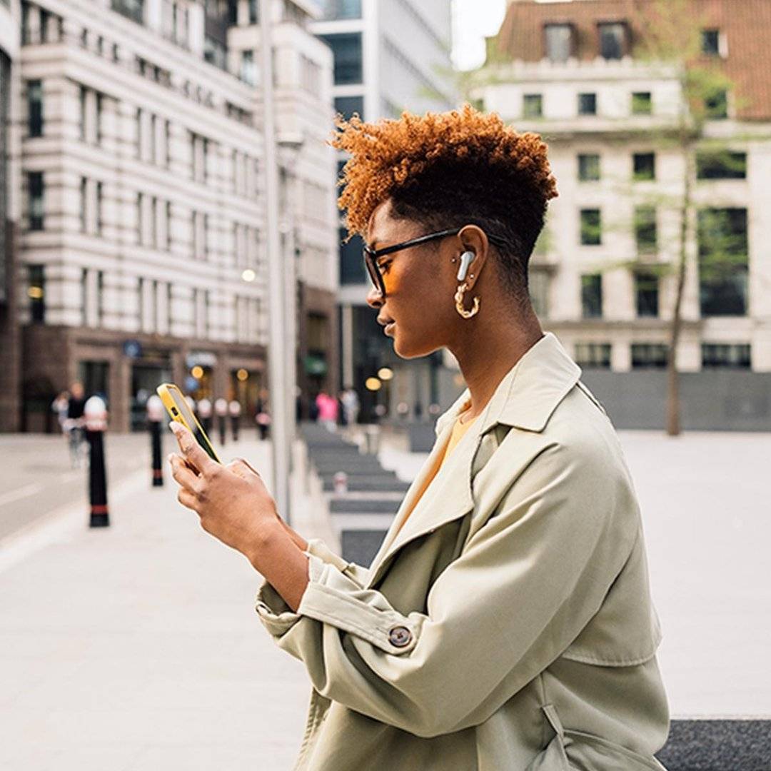 JBL Tune Beam Wireless Earbuds.