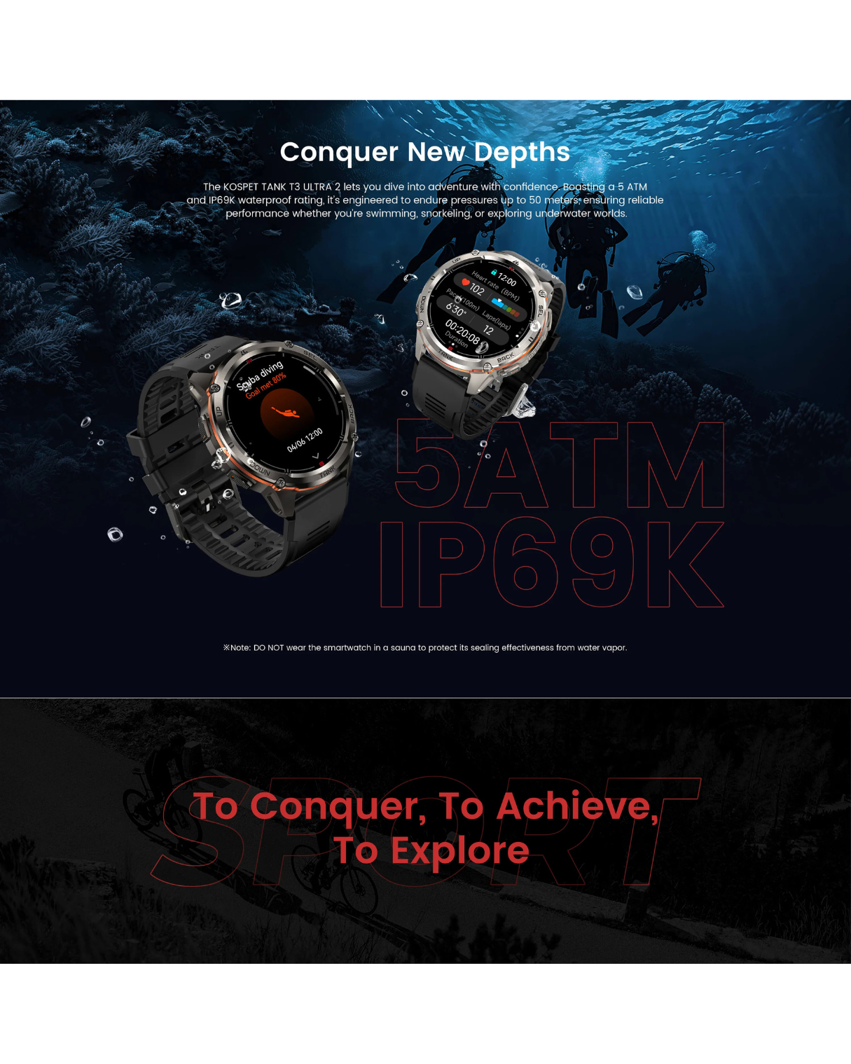 KOSPET TANK T3 ULTRA 2 Smartwatch