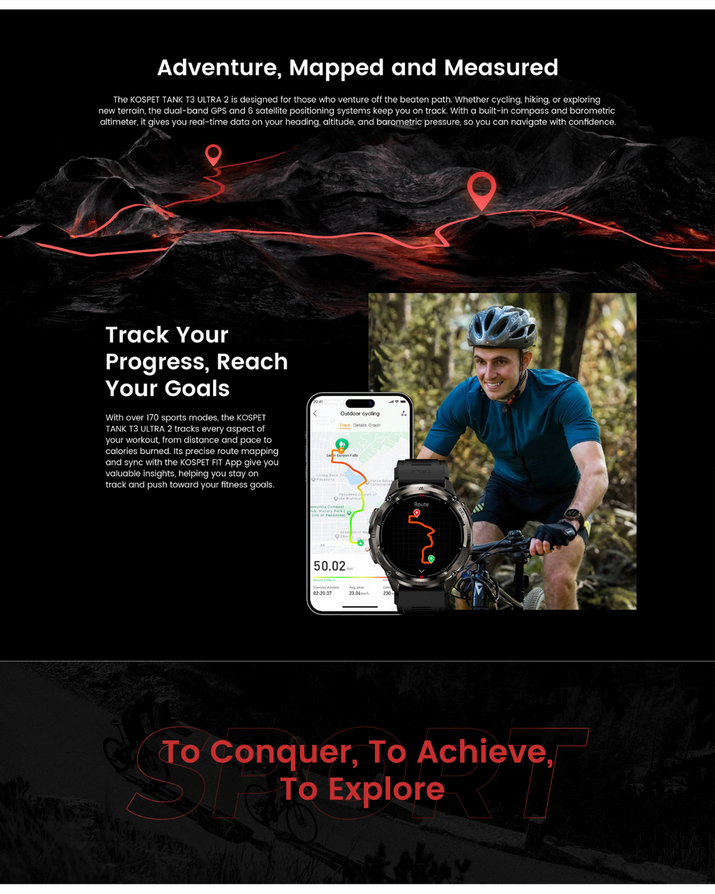 KOSPET TANK T3 ULTRA 2 Smartwatch