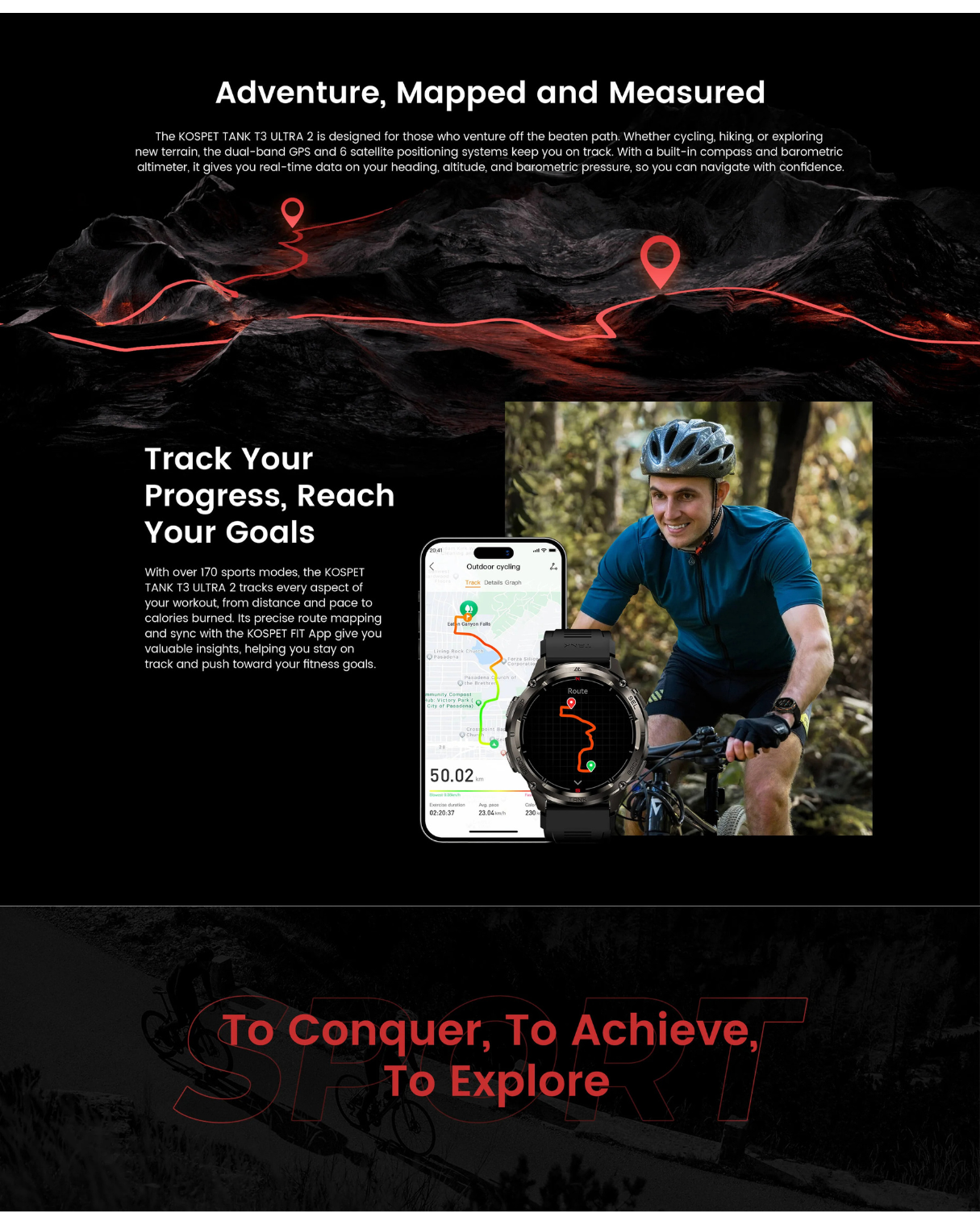 KOSPET TANK T3 ULTRA 2 Smartwatch