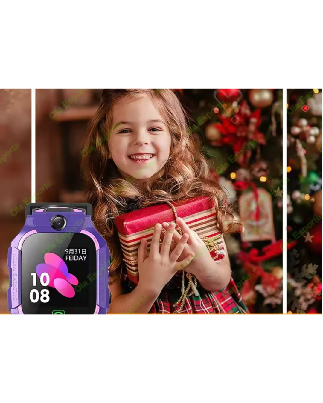 A002 Kid Smart Watch Sim Card For Children SOS Call Phone Camera Voice Chat Photo