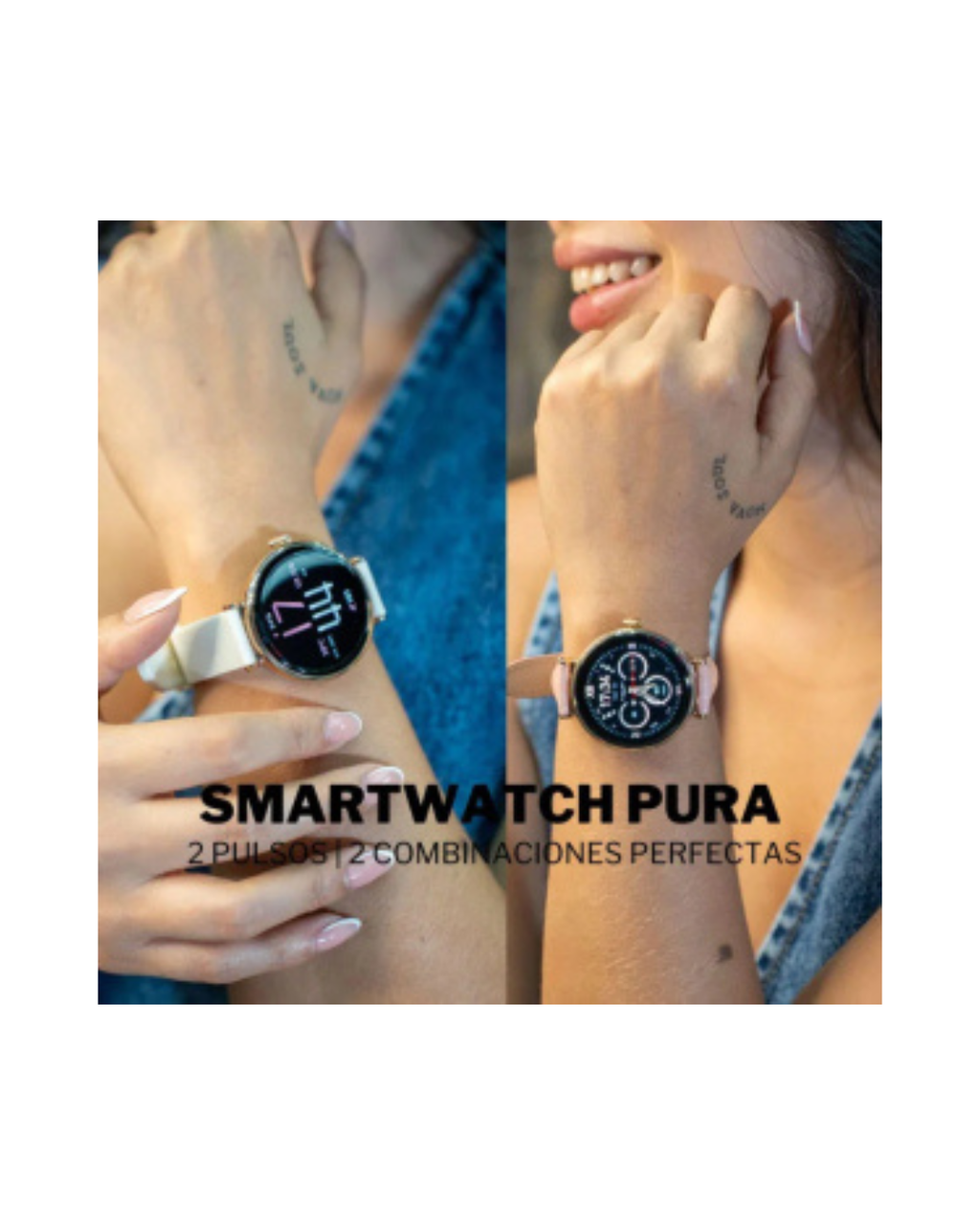 Kieslect Pura ELE Smart Watch – AMOLED Display | Bluetooth Calling | Women’s Health | IP68