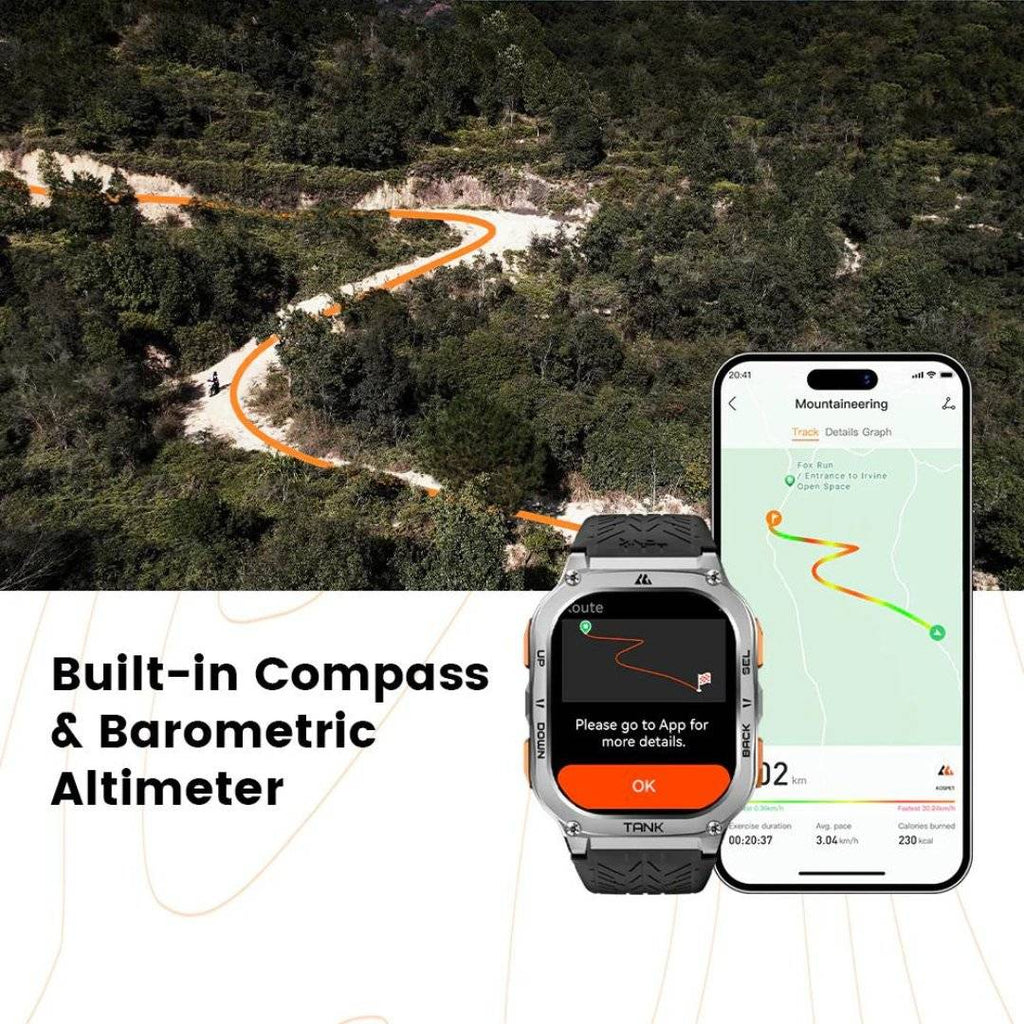 Kospet Tank M3 Ultra Smart Watch.