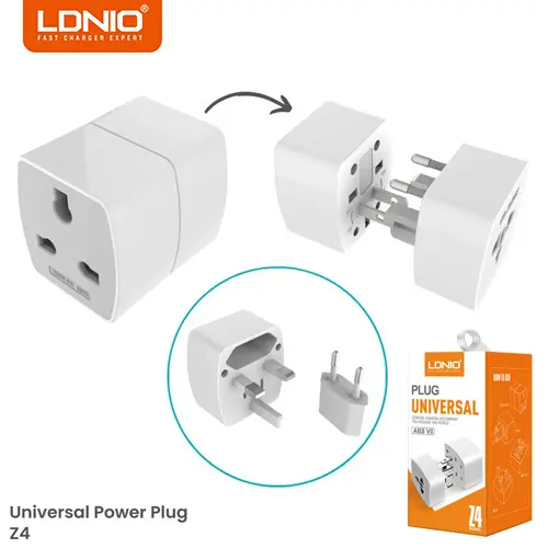 LDNIO Z4 Universal Multi Plug Adapter International