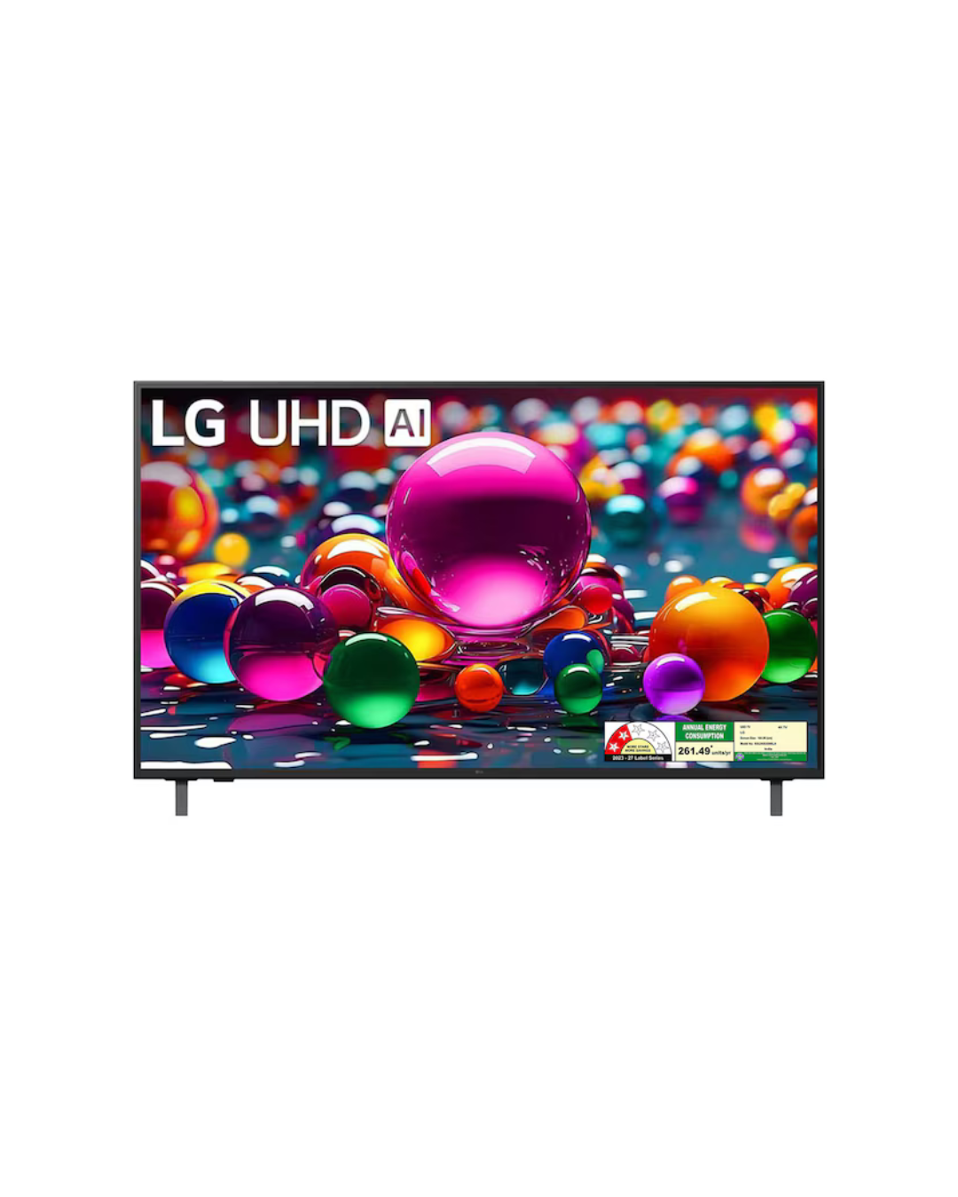 LG 65" UA8350 4K UHD AI Smart TV (65UA83506LA) | α7 AI Processor Gen8 | HDR10 | Dolby Atmos | webOS Smart TV