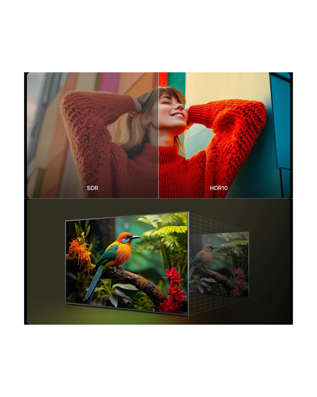 LG 65" UA8350 4K UHD AI Smart TV (65UA83506LA) | α7 AI Processor Gen8 | HDR10 | Dolby Atmos | webOS Smart TV