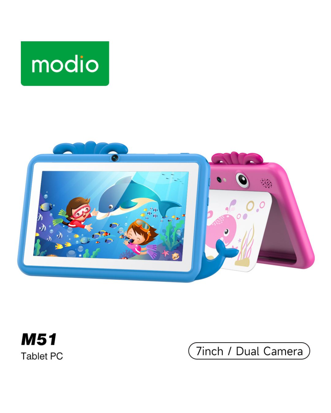 MODIO_M51_5G_WiFi_Android_Tablet_for_Kids_7_inch_Display_3000mAh_Battery_3