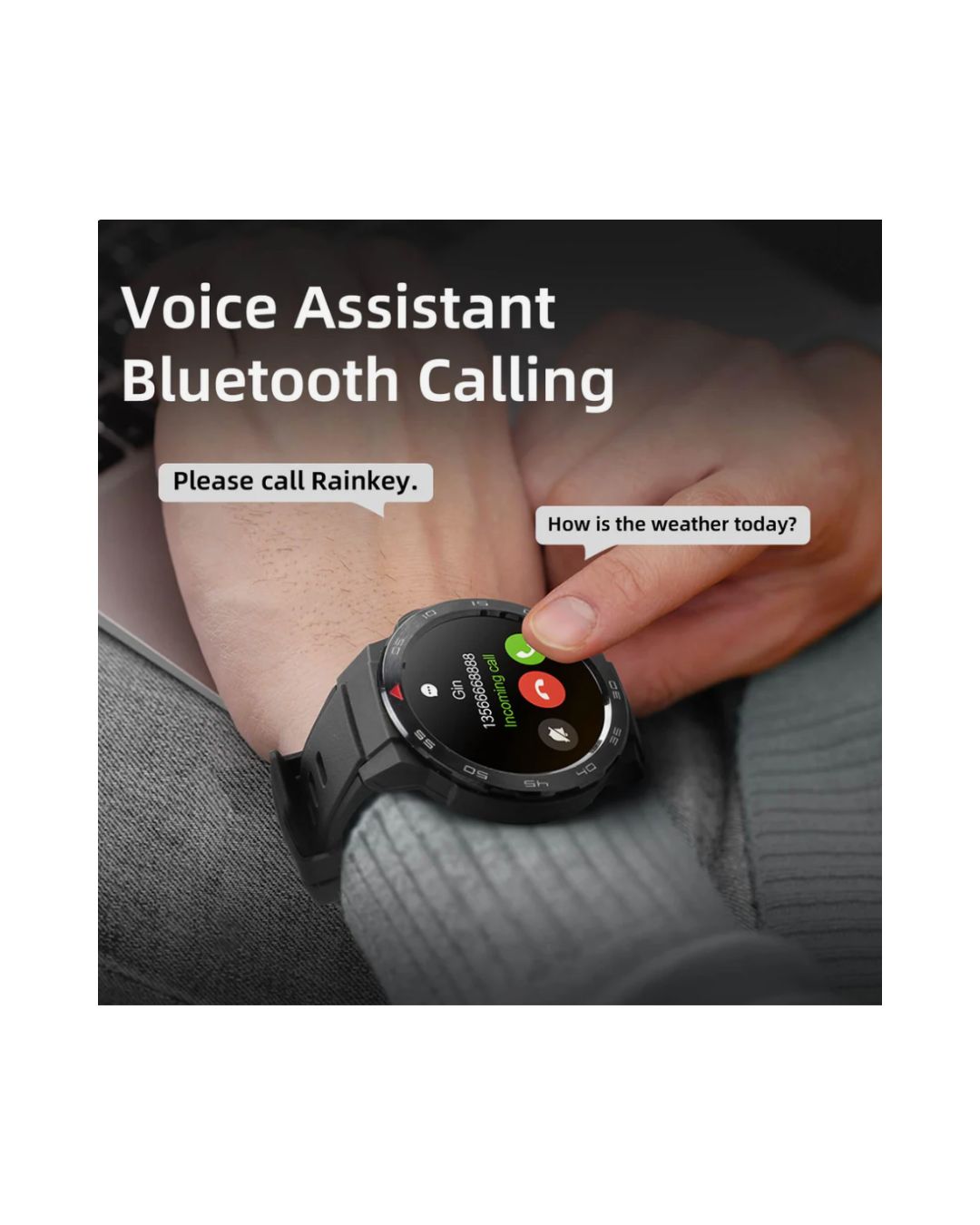 Mibro GS Pro Smartwatch – AMOLED Display, GPS, Bluetooth Calling