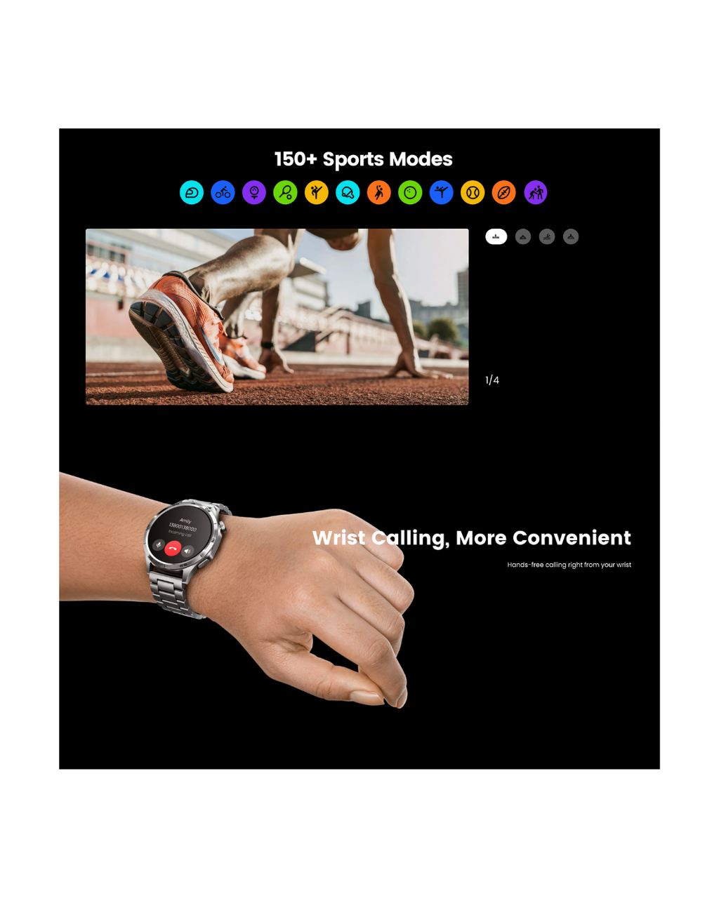 Mibro Watch GT – Premium AMOLED Smart Watch with GPS & Bluetooth Calling
