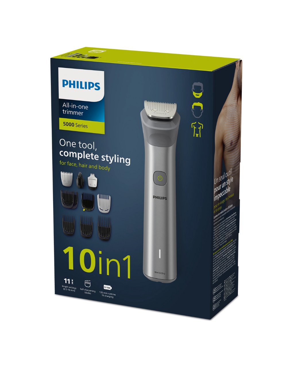 Philips Series 5000 All-in-One 10-in-1 Trimmer Face Hair & Body Groomer Official Sri Lanka