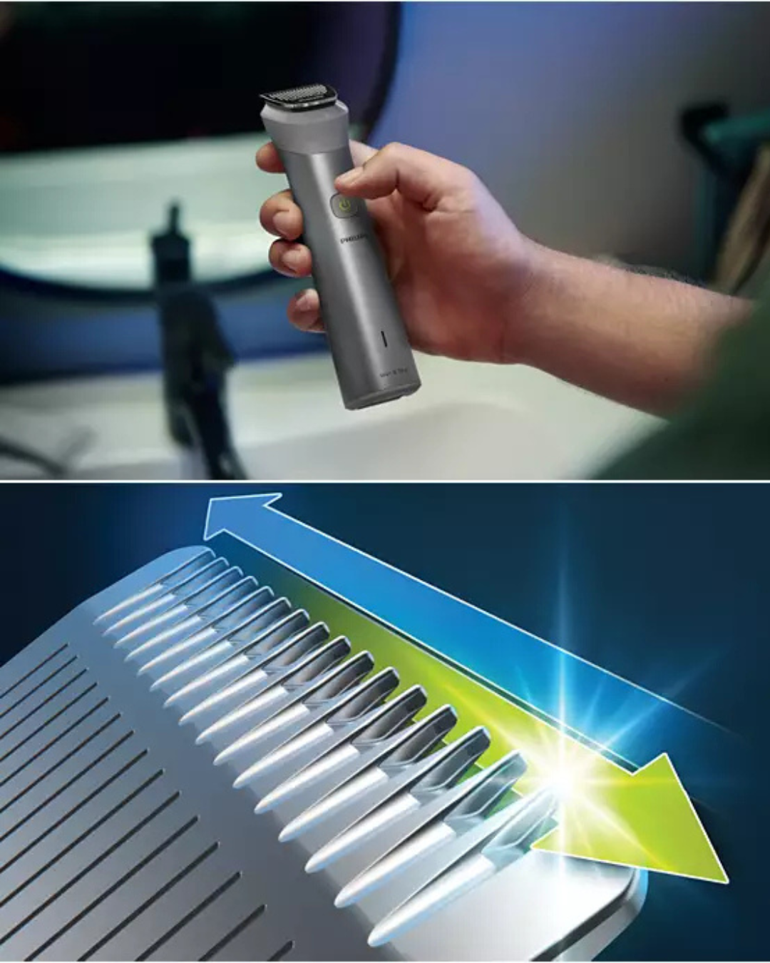 Philips Series 5000 All-in-One 10-in-1 Trimmer Face Hair & Body Groomer Official Sri Lanka