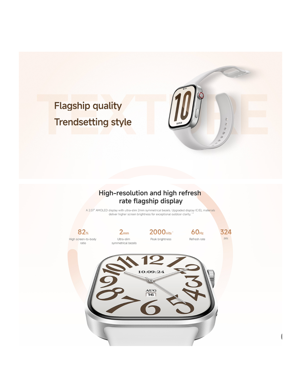 Redmi Watch 6 Smart Watch 2.07" AMOLED Display | GPS | Bluetooth Calling | 5ATM | 550mAh Battery