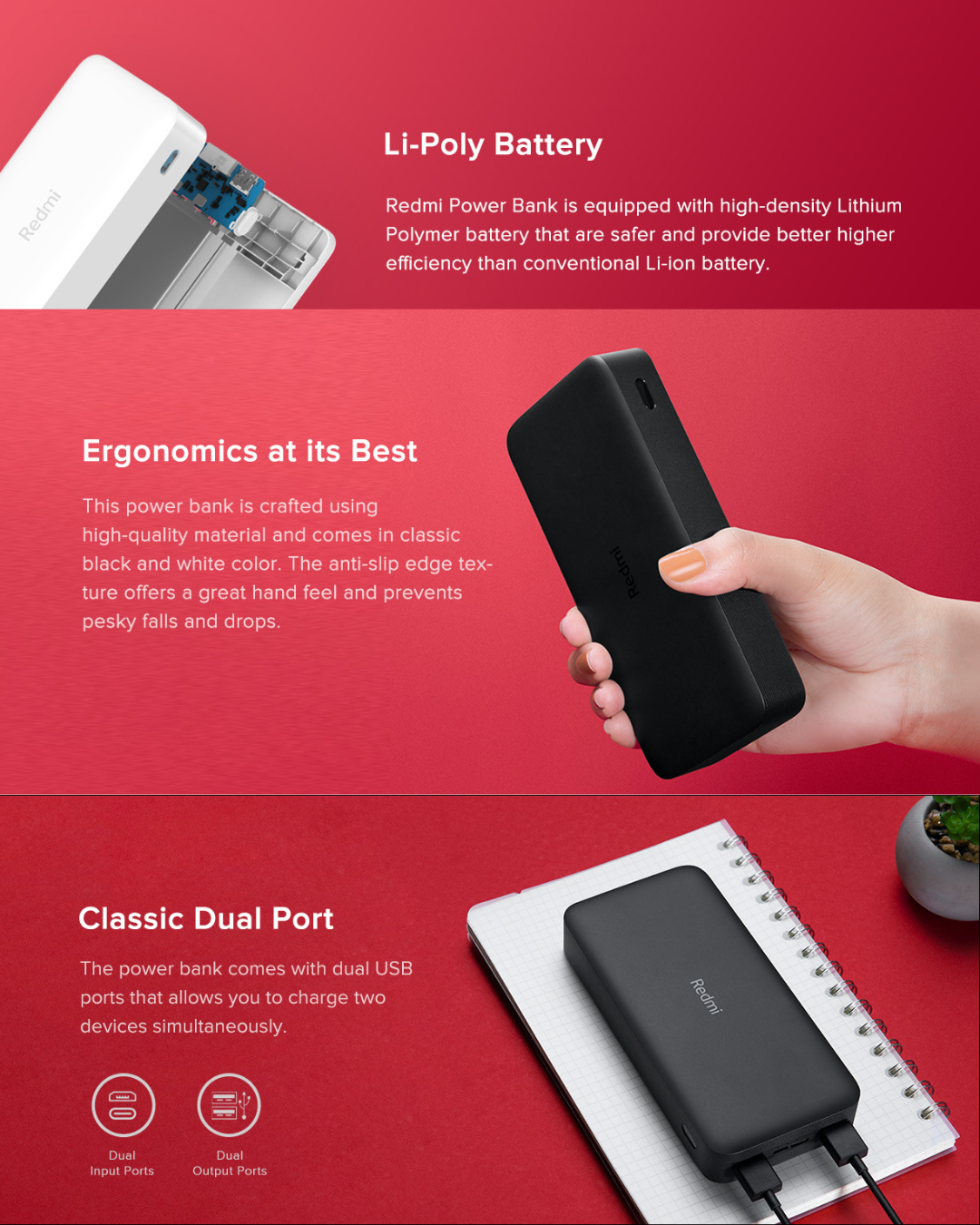 Redmi 20000mAh Powerbank 18W