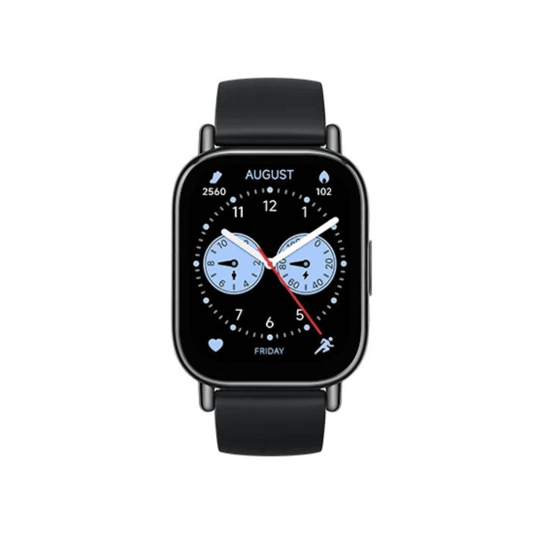 Black Redmi Watch 5 Lite with digital display