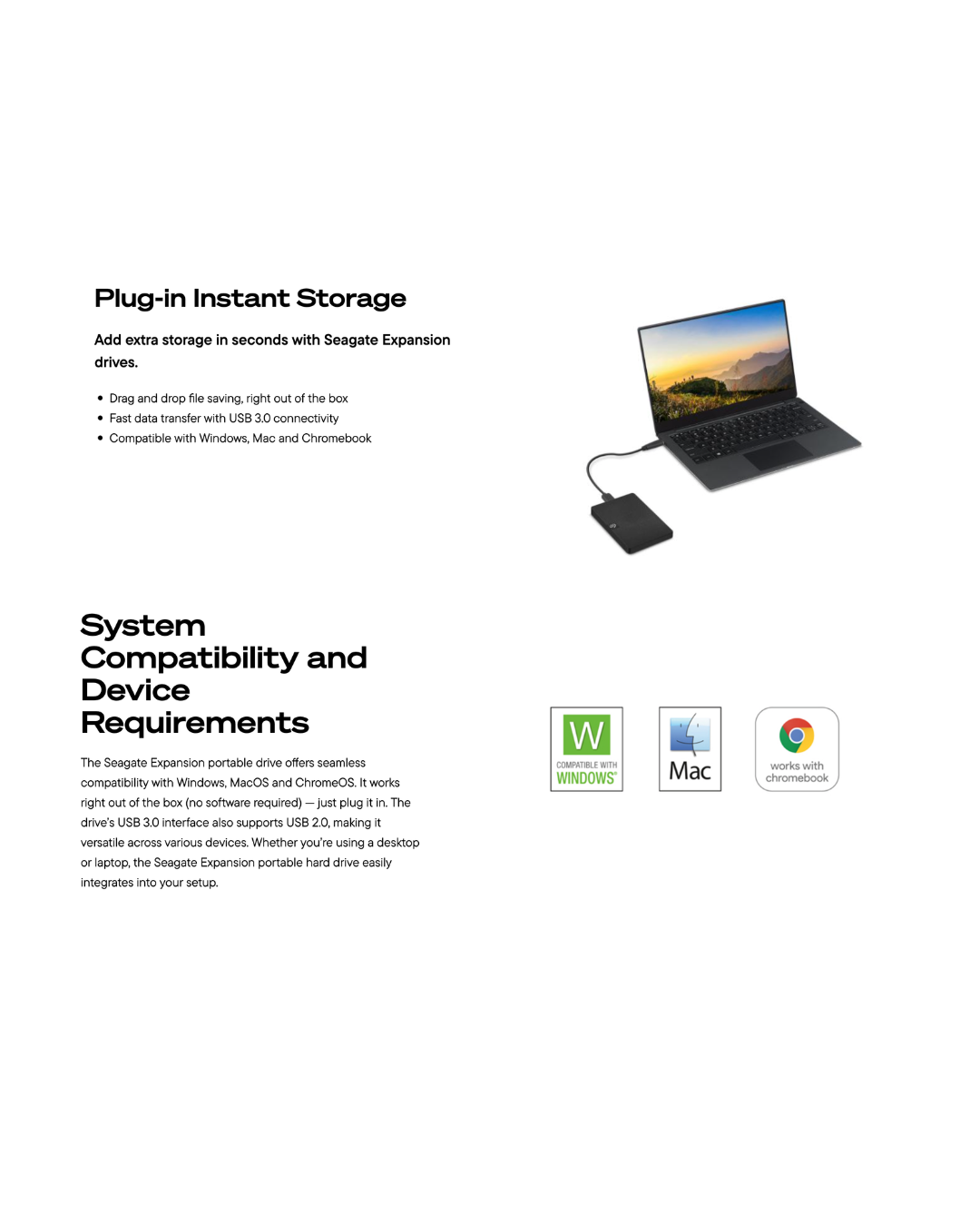 Seagate Expansion Portable 1TB External Hard Drive | USB 3.0 | STKM1000400