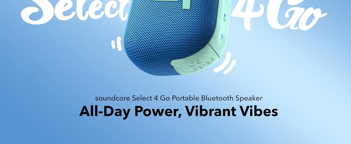 Select 4 Go Bluetooth Speaker