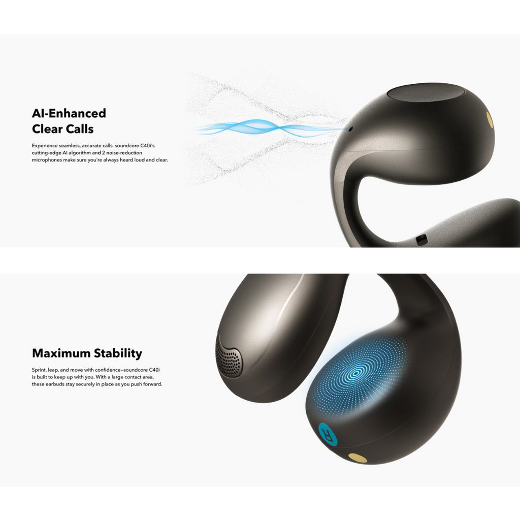 Soundcore C40i Flexible and Comfortable Clip-On Earbuds