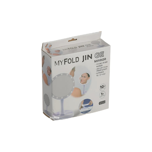 Box of MYFOLD JIN GE mirror on a white background