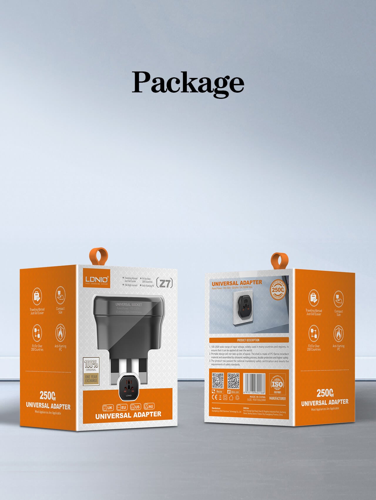 Universal Travel adapter Z7 Conversion Socket