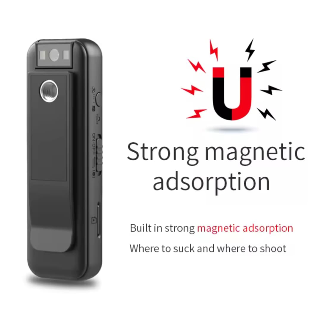 Body Camera Mini Pocket Camera FHD Sports Action Camera Rotating 180° Outdoor Bicycle Recorder Camcorder