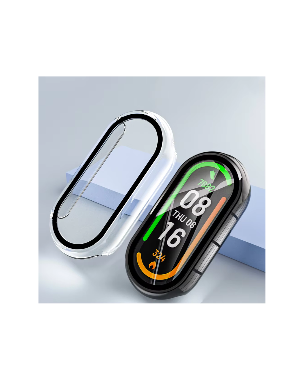 Xiaomi Mi Band 10/9/8 Shockproof Case with Tempered Glass | Full Protection