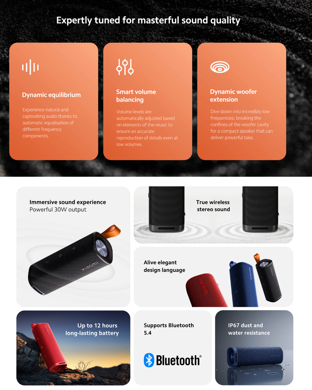Xiaomi Mi Sound Outdoor 30W Bluetooth Speaker Global
