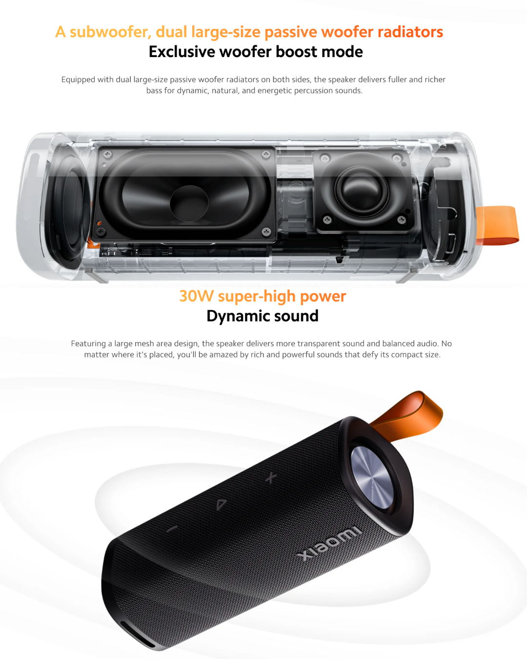 Xiaomi Mi Sound Outdoor 30W Bluetooth Speaker Global