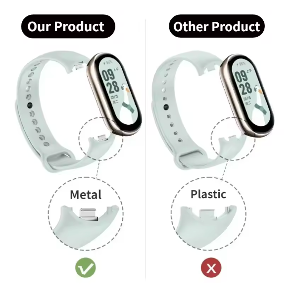 Xiaomi Mi Band 9 8 Official Silicone Strap